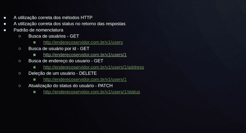 boas praticas para api rest